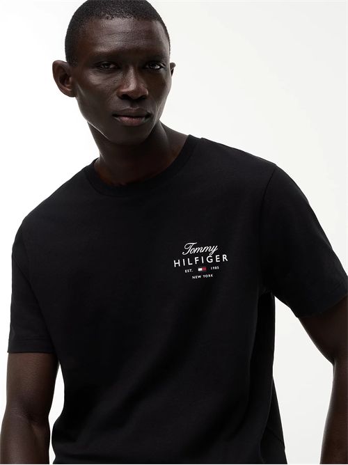 T-shirt in jersey con logo TOMMY HILFIGER | MW0MW43224/BDS